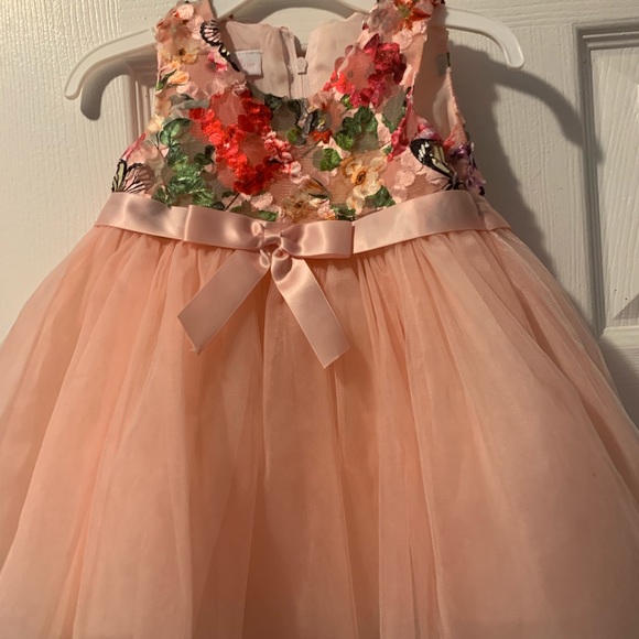 Infant spring/summer floral tulle dress - Picture 2 of 4